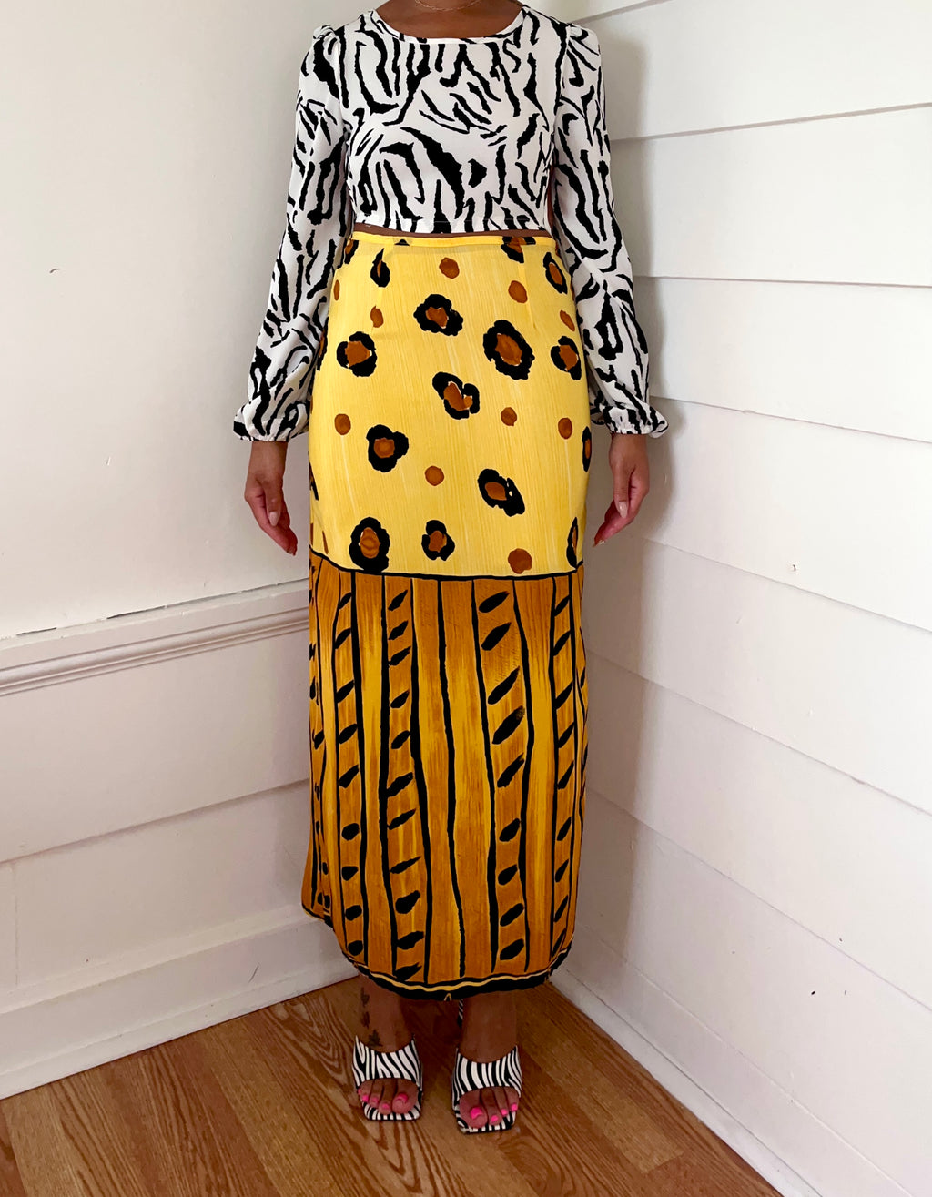 Safari Maxi Skirt (New Arrival - Size M)