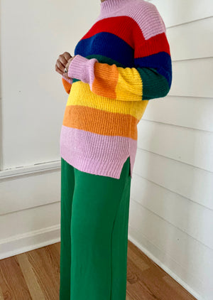 JB Colorblock Sweater (New Arrival - Size X/L)