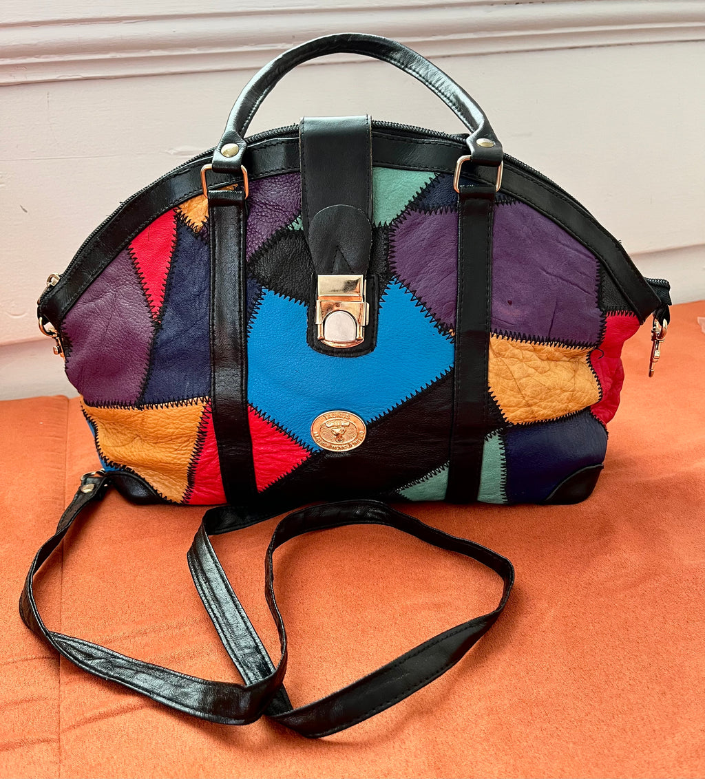 Colorblock VTG Handbag (New Arrival - Size OS)