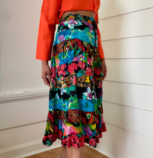 VTG Floral Skirt (Size S - L)