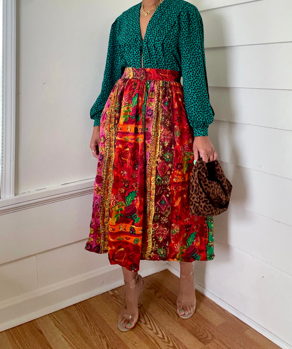 Phool VTG Skirt (Size L-1X)