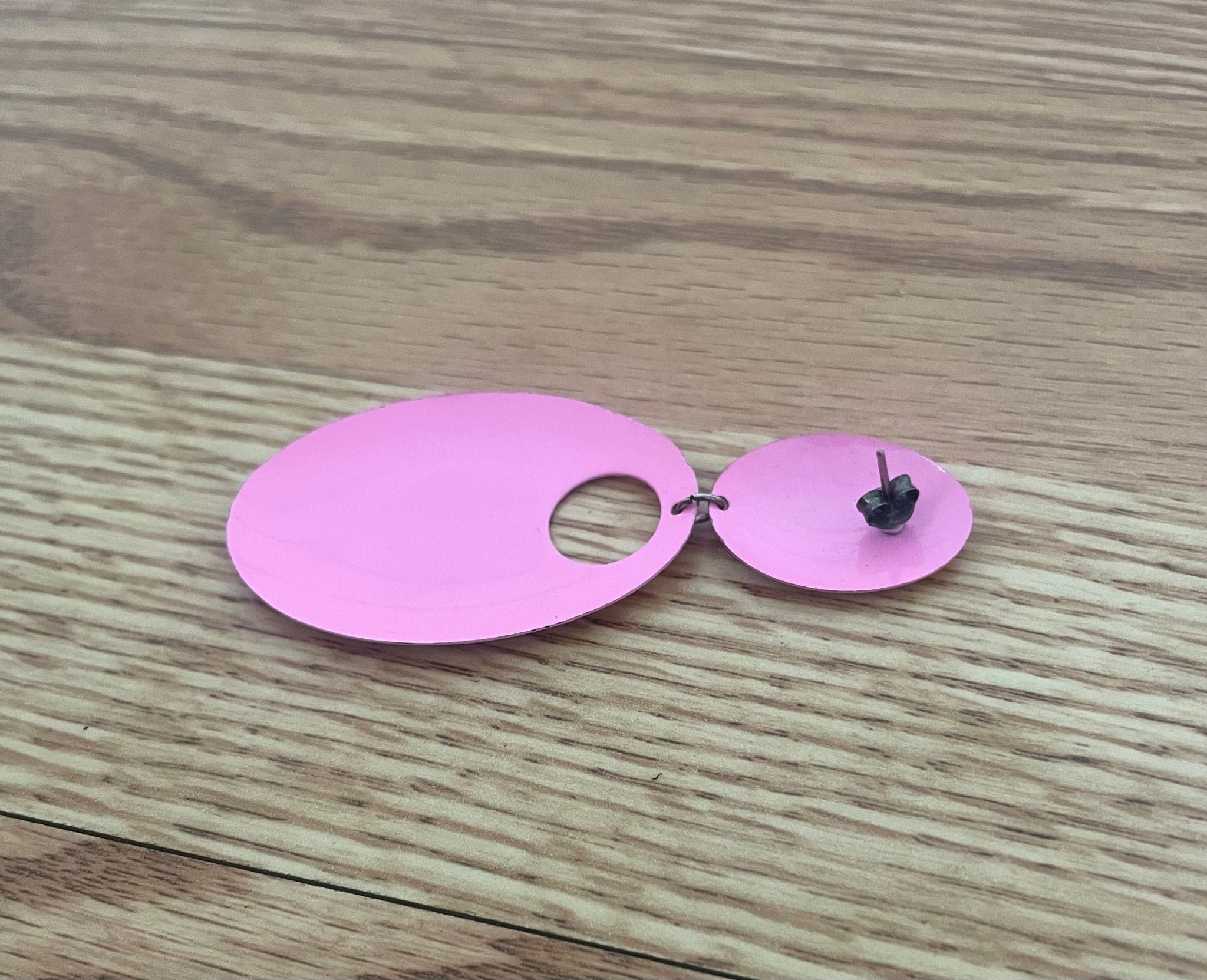 Polkadot Earrings-Pink/Blue/Yellow (Size OS)