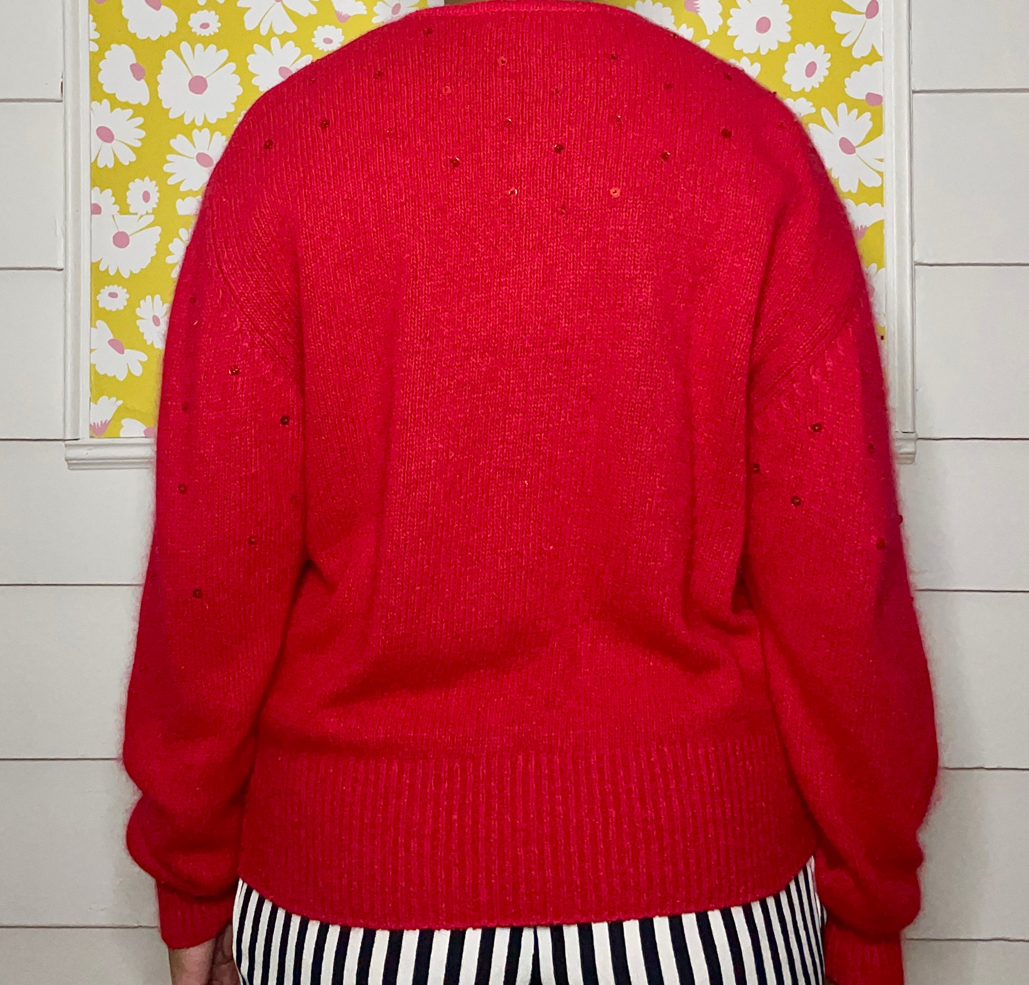 I.B. Fusion Sequin Sweater (L)