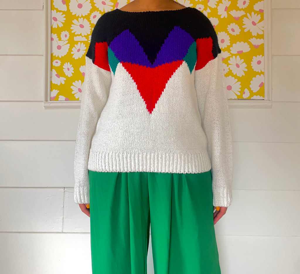 Worthington Colorblock Sweater (Large)